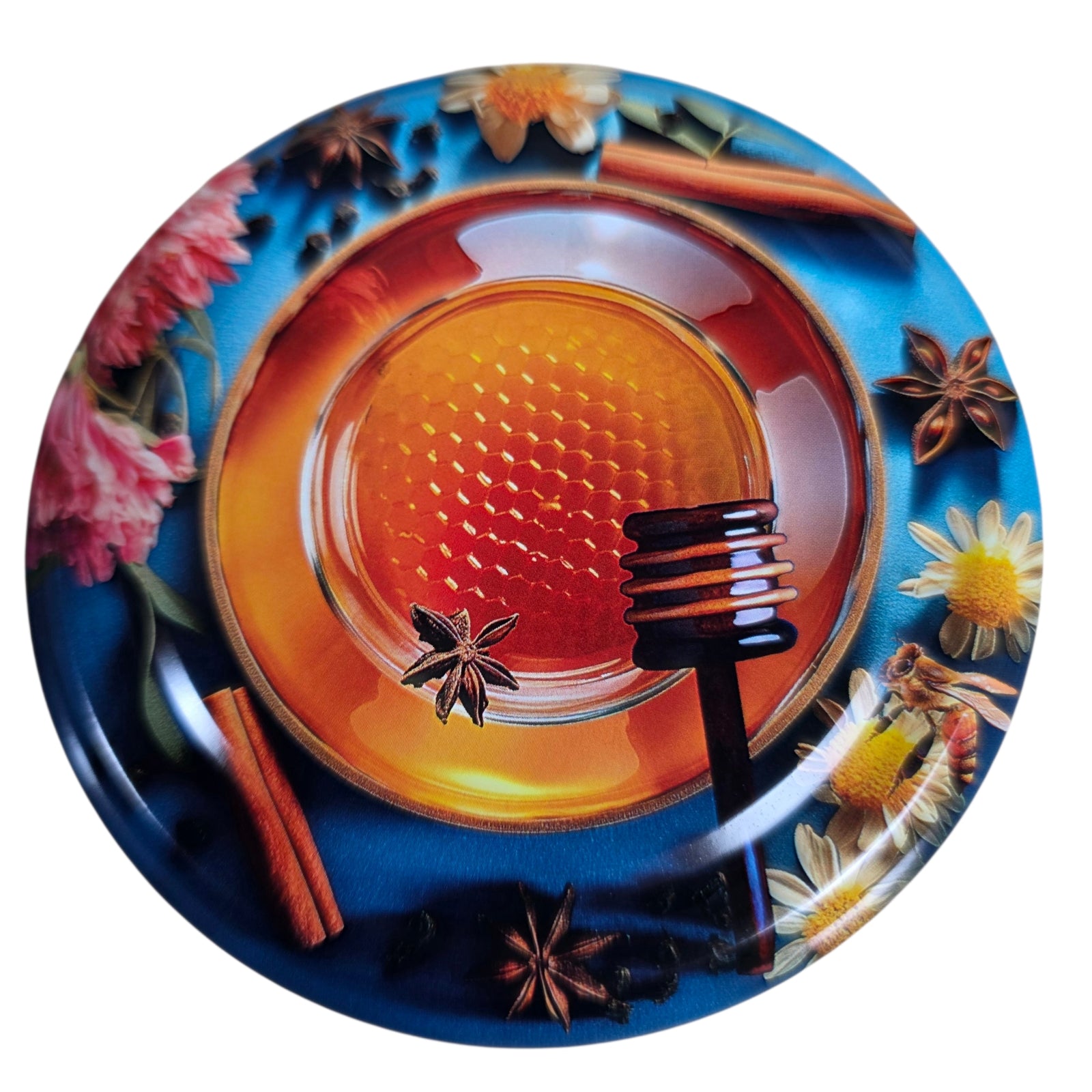 Twist-Off-Deckel Ø82 mm Bienen Honig Motiv Schraubdeckel