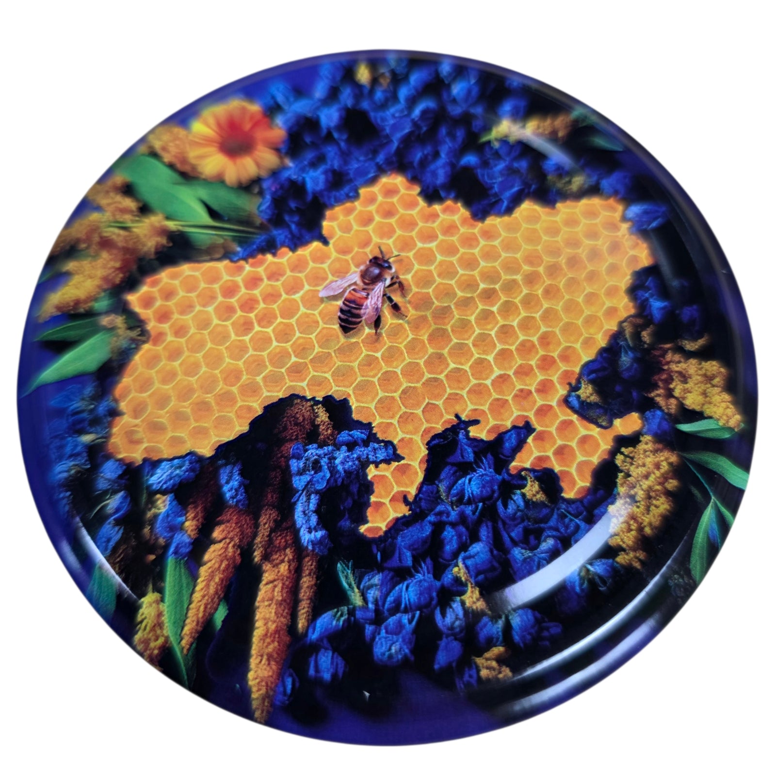 Twist-Off-Deckel Ø82 mm Bienen Honig Motiv Schraubdeckel