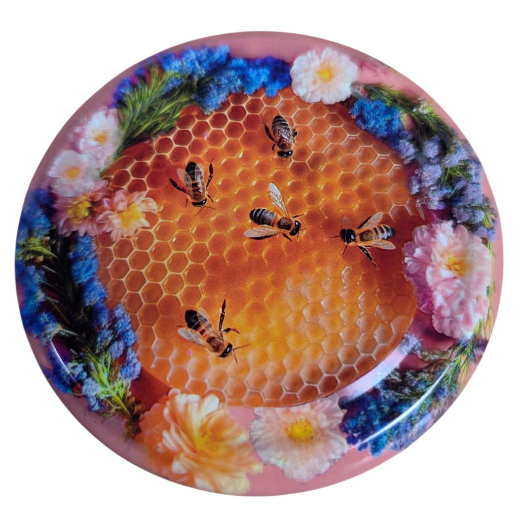 Twist-Off-Deckel Ø82 mm Bienen Honig Motiv Schraubdeckel