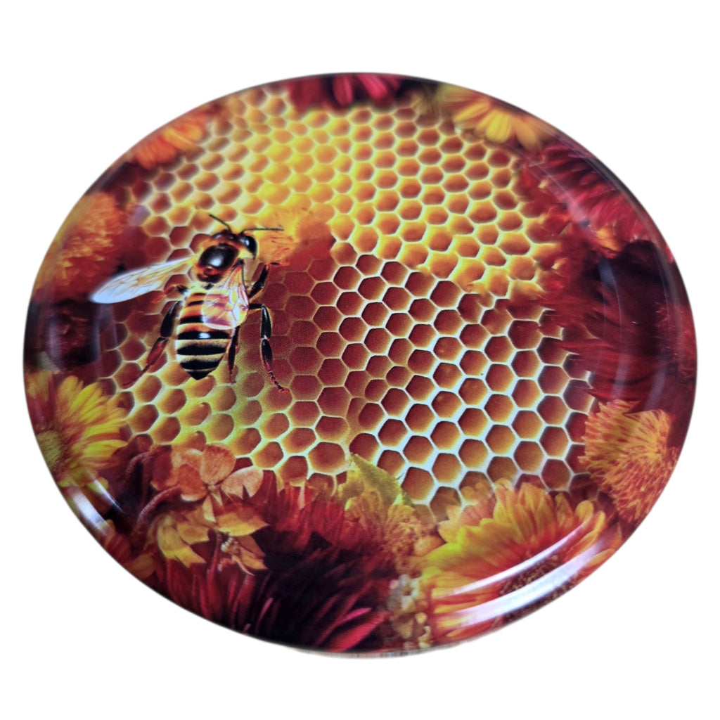 Twist-Off-Deckel Ø82 mm Bienen Honig Motiv Schraubdeckel