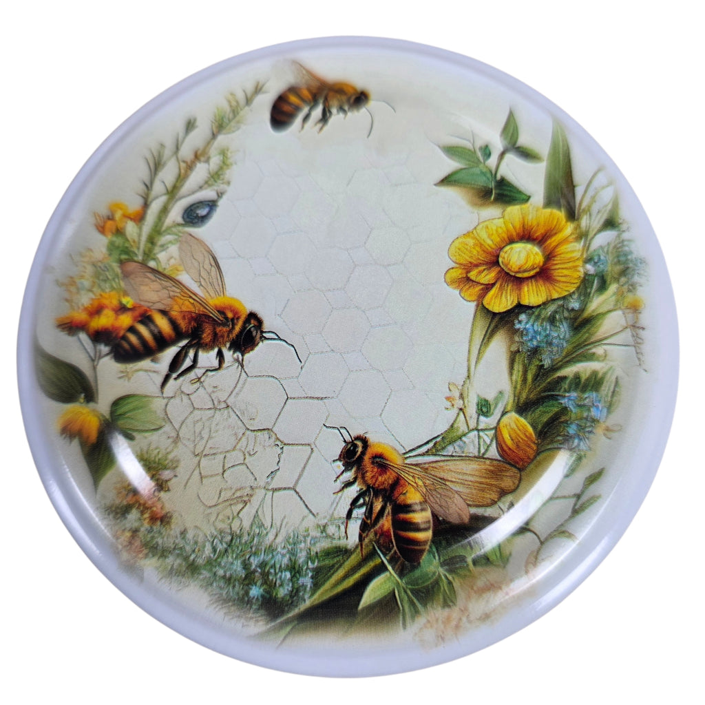 Twist-Off-Deckel Ø82 mm Bienen Honig Motiv Schraubdeckel