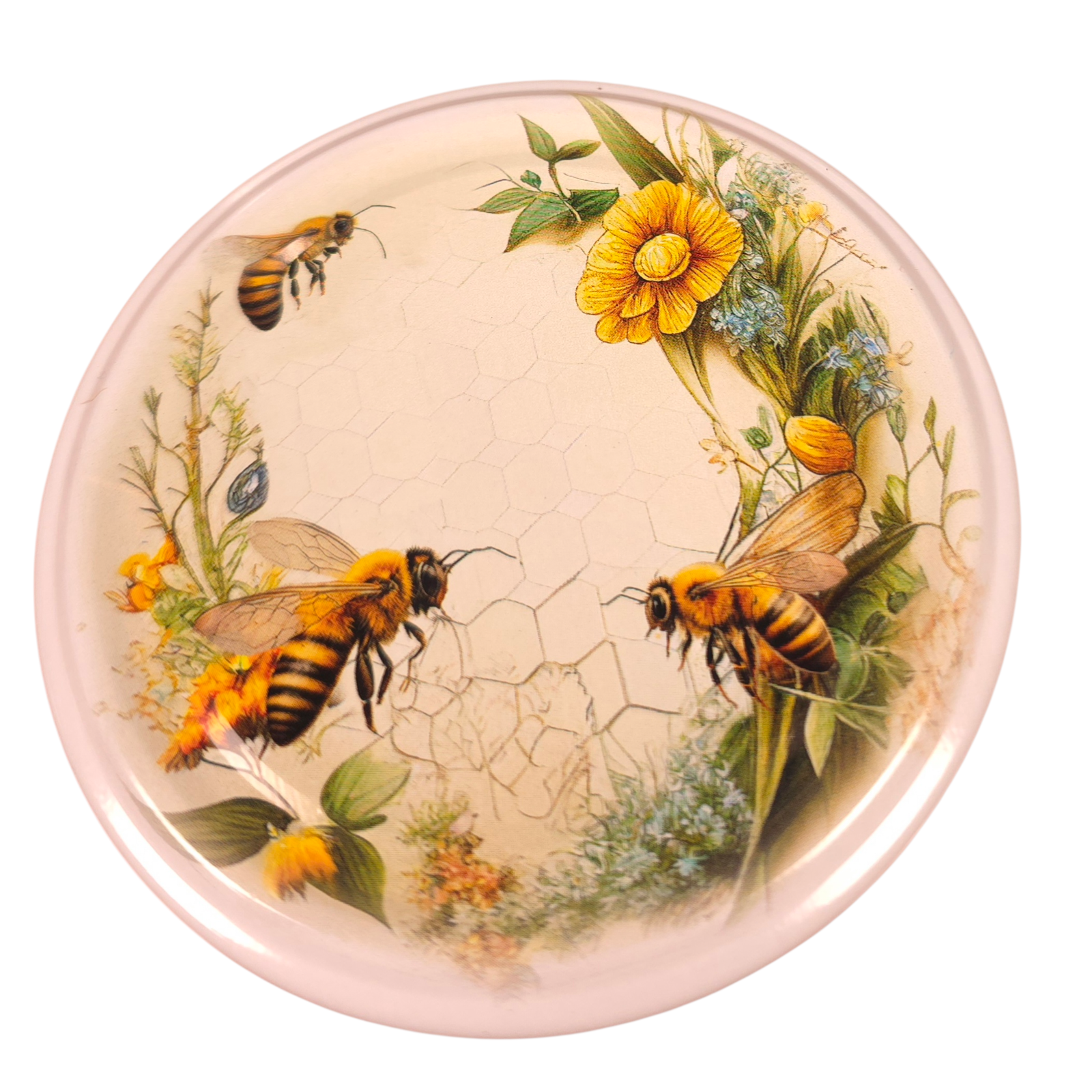 Twist-Off-Deckel Ø82 mm Deckel für Gläser Schraubdeckel Ersatzdeckel Verschlussdeckel Honig Waben Bienen Mix zum Einkochen Einmachen