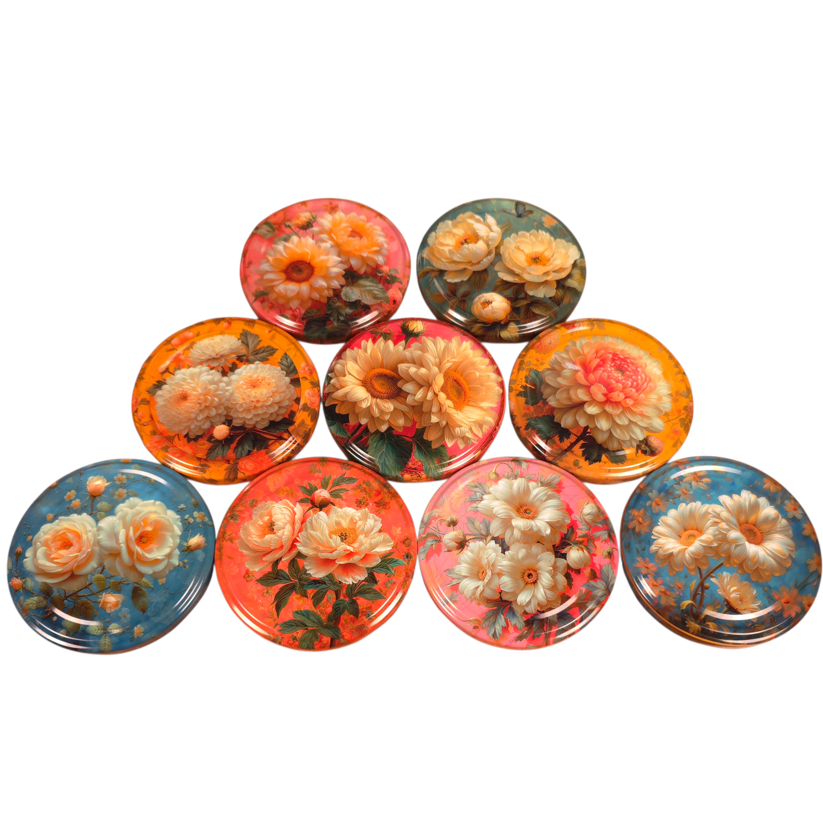 Twist-Off-Deckel Ø82 mm – Limitierte Edition Blumen