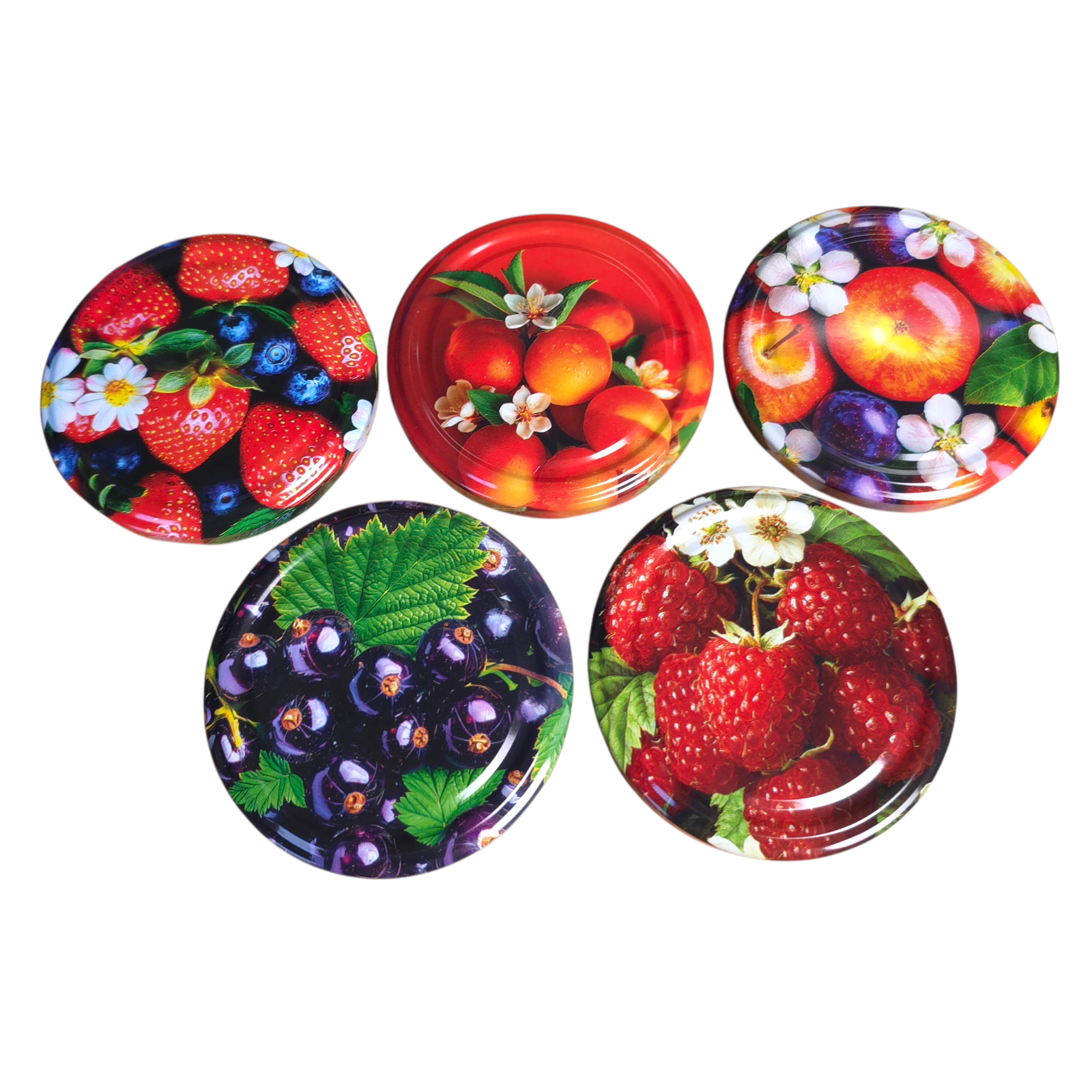 Twist-Off-Deckel Ø82 mm Obst Motiv Einmachgläser neue Kollektion