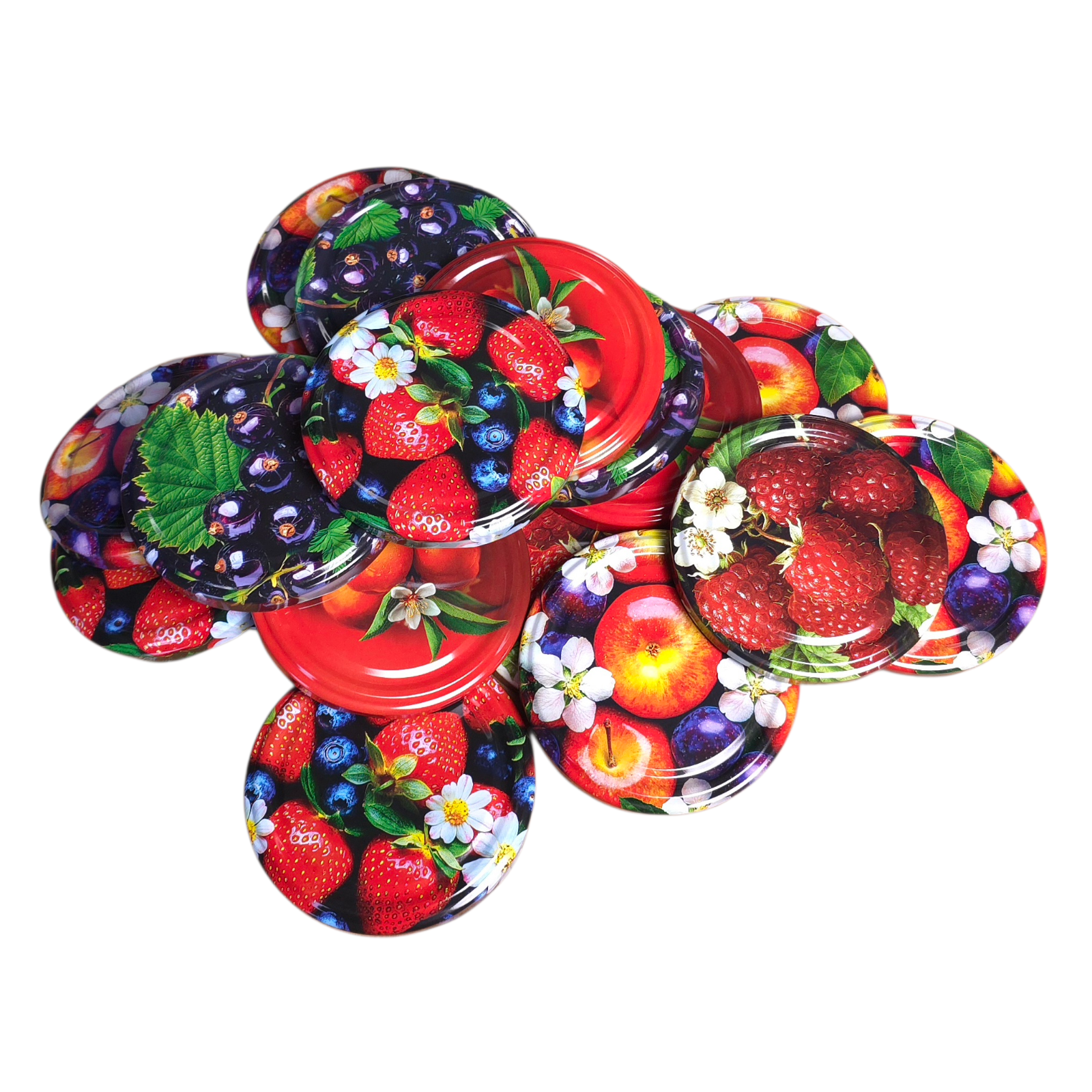 Twist-Off-Deckel Ø82 mm Obst Motiv Einmachgläser neue Kollektion