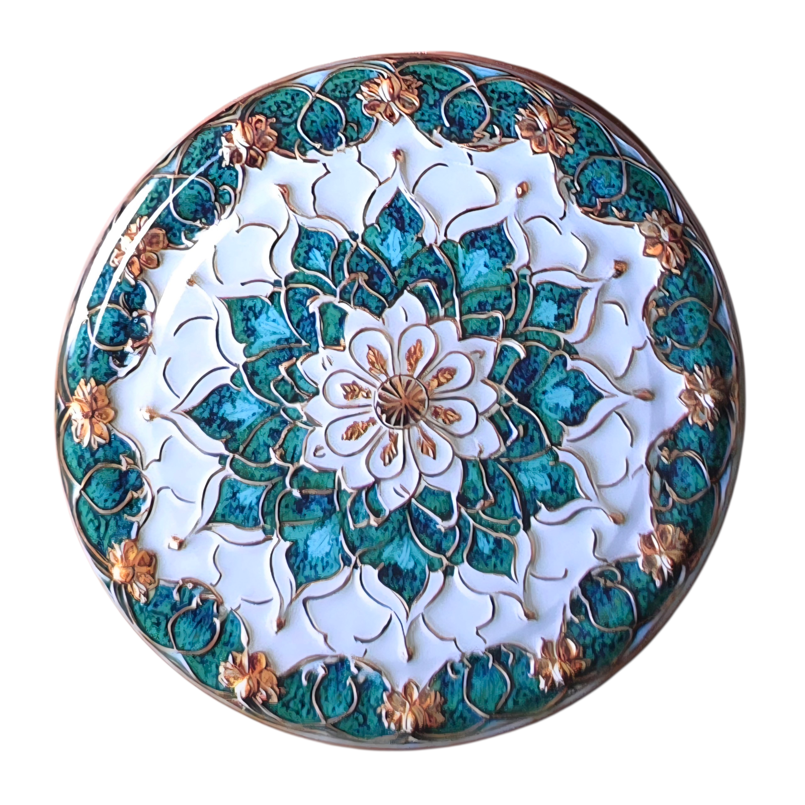 Twist-Off-Deckel Ø82 mm Deckel für Gläser Schraubdeckel Ersatzdeckel Verschlussdeckel Ornament Türkis Mix zum Einkochen Einmachen