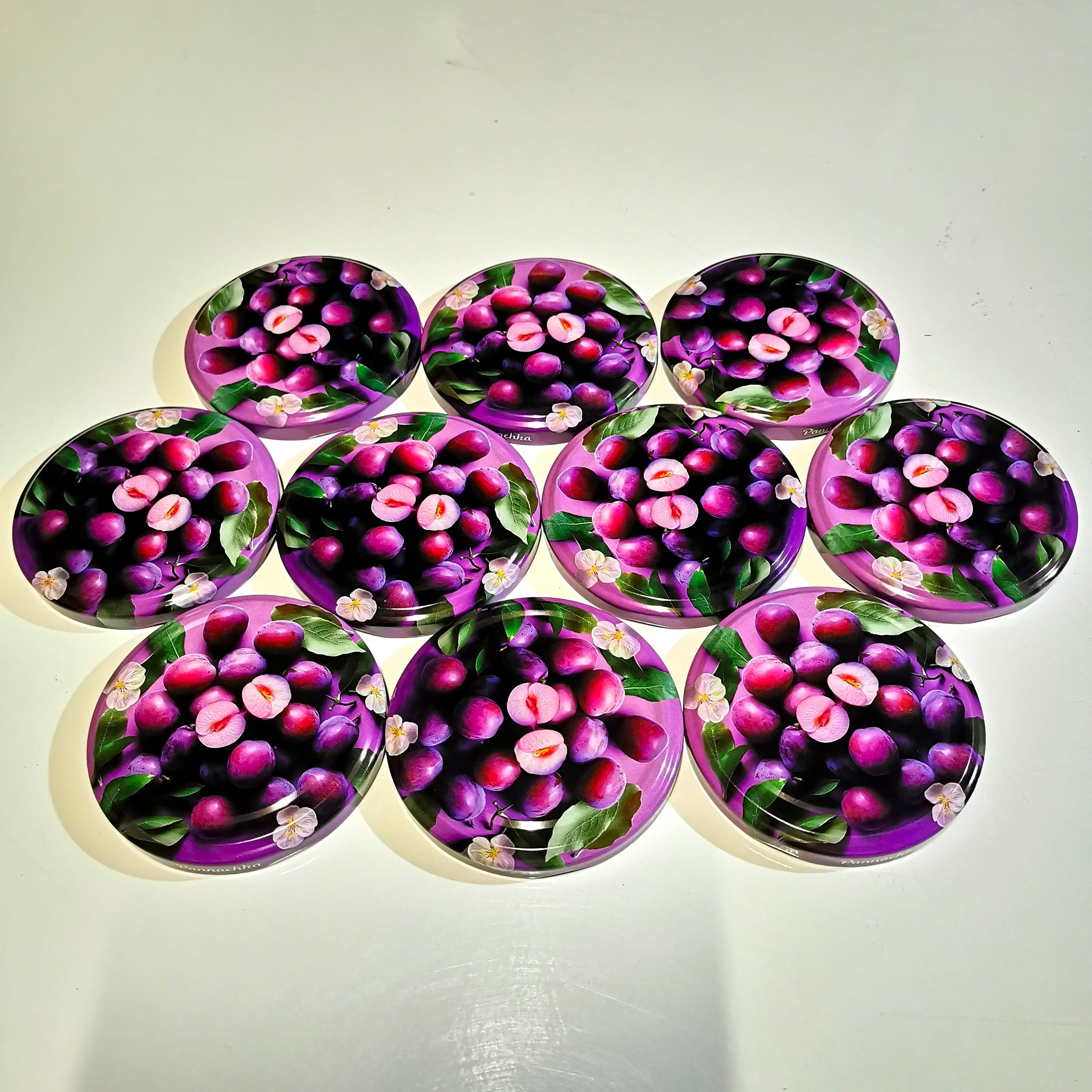 Twist-Off-Deckel Ø82 mm – Limitierte Edition Früchte mit 22 motiv