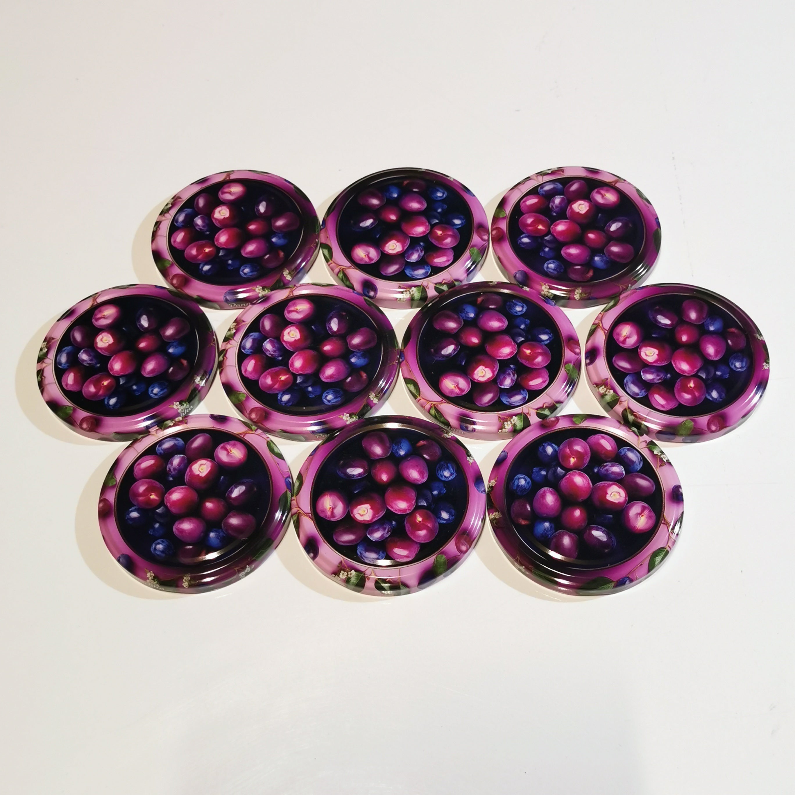 Twist-Off-Deckel Ø82 mm – Limitierte Edition Früchte mit 22 motiv