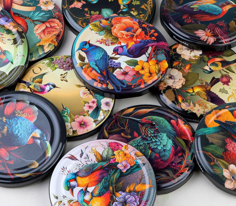 Twist-Off-Deckel Ø82 mm – Limitierte Edition Vögel 1