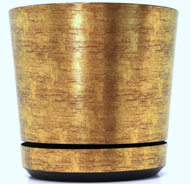 Blumentopf mit Untersetzer – rund, modern, 7 Größen