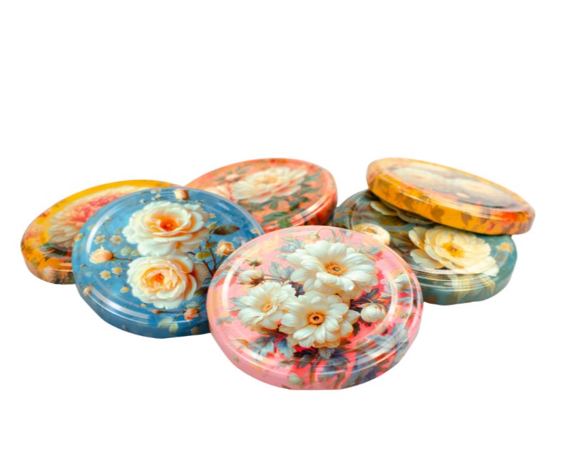 Twist-Off-Deckel Ø82 mm – Limitierte Edition Blumen