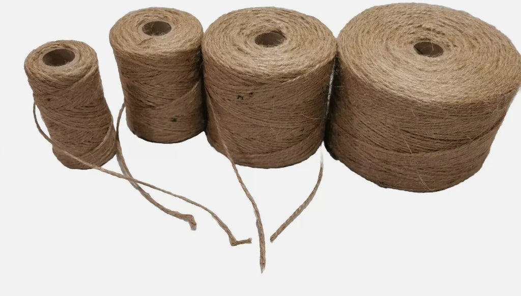 Jute Schnur Ø2–3 mm – Natur Bastelschnur Kordel Garten Hanfgarn 40–500 m