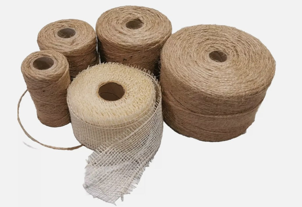 Jute Schnur Ø2–3 mm – Natur Bastelschnur Kordel Garten Hanfgarn 40–500 m