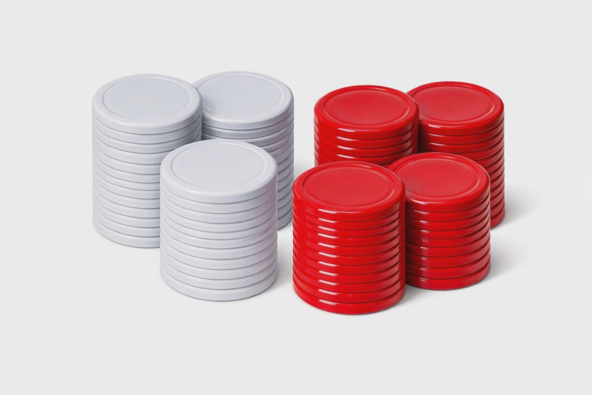 MagMaOnline Twist-Off-Deckel Ø82 mm Weiß Rot Schraubdeckel Einmachdeckel